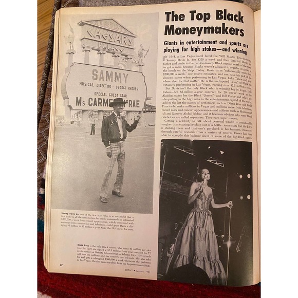 January 1981 Ebony MagazIne  with Featured Cover, “Ebony Interview: Billy Dee - Picture 12 of 16